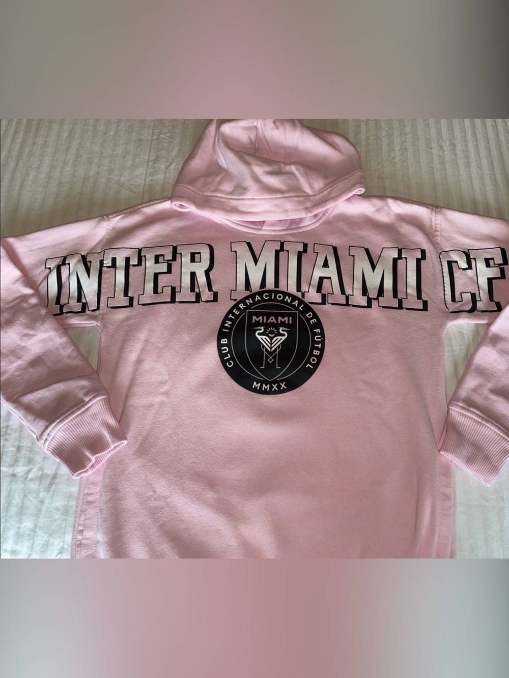 Abercrombie kidsInter Miami CF Pink Graphic Hoodie